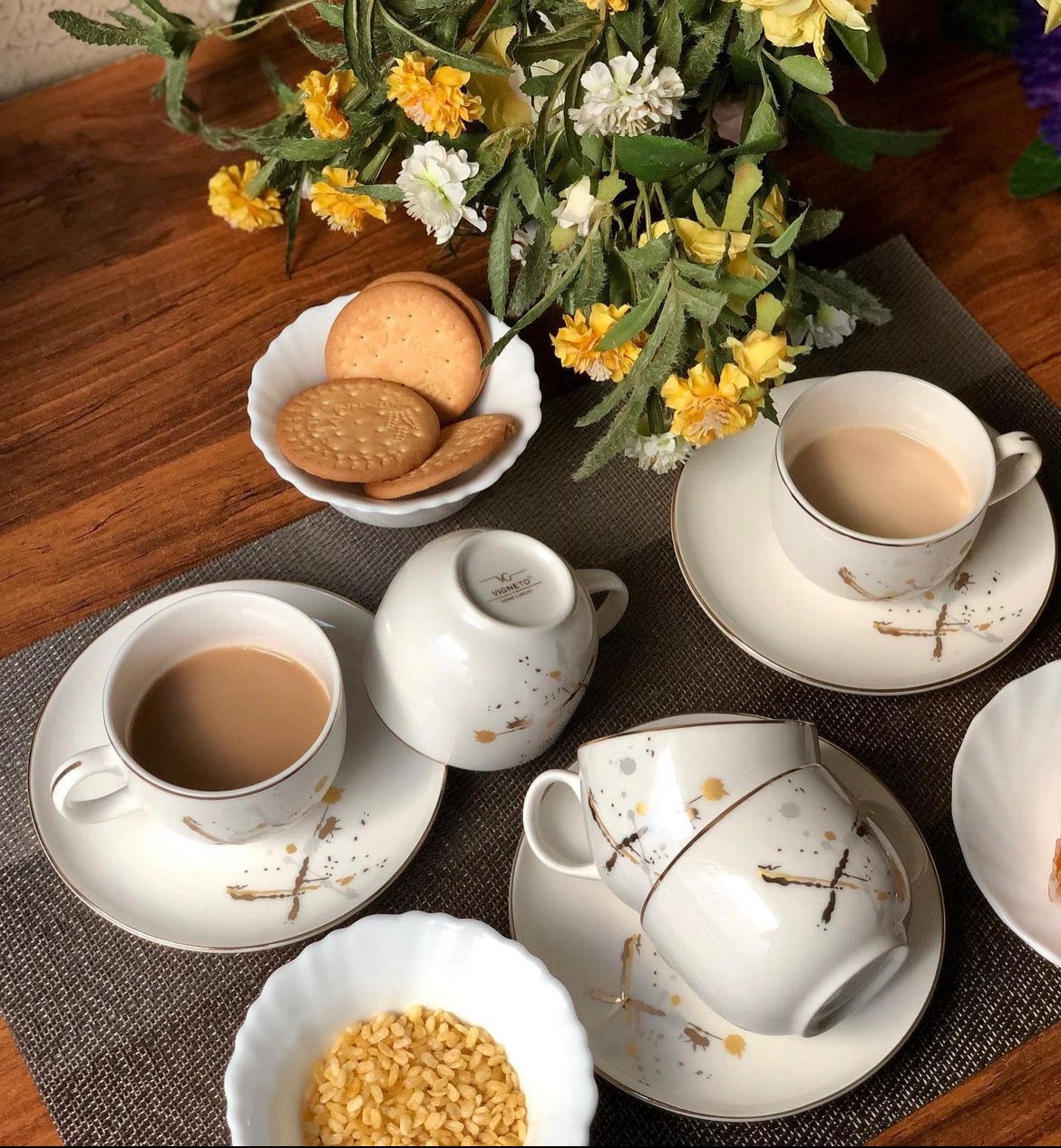 Celestial Charm Cup & Saucer - set of 6