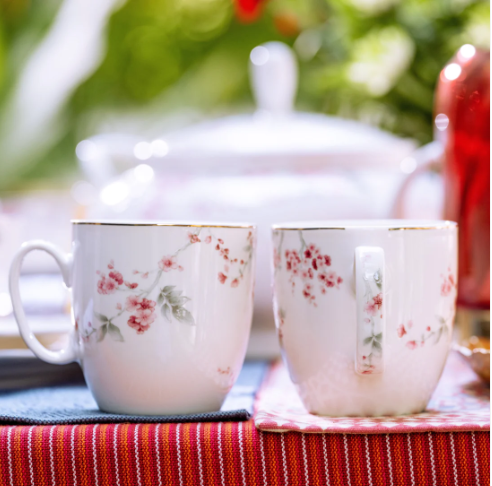 Orchid Bliss Mug Set - Set of 6