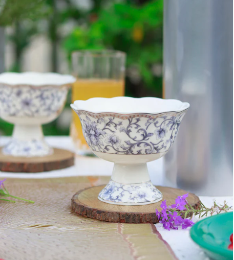 Royal Blue Dessert Cups - Set of 6