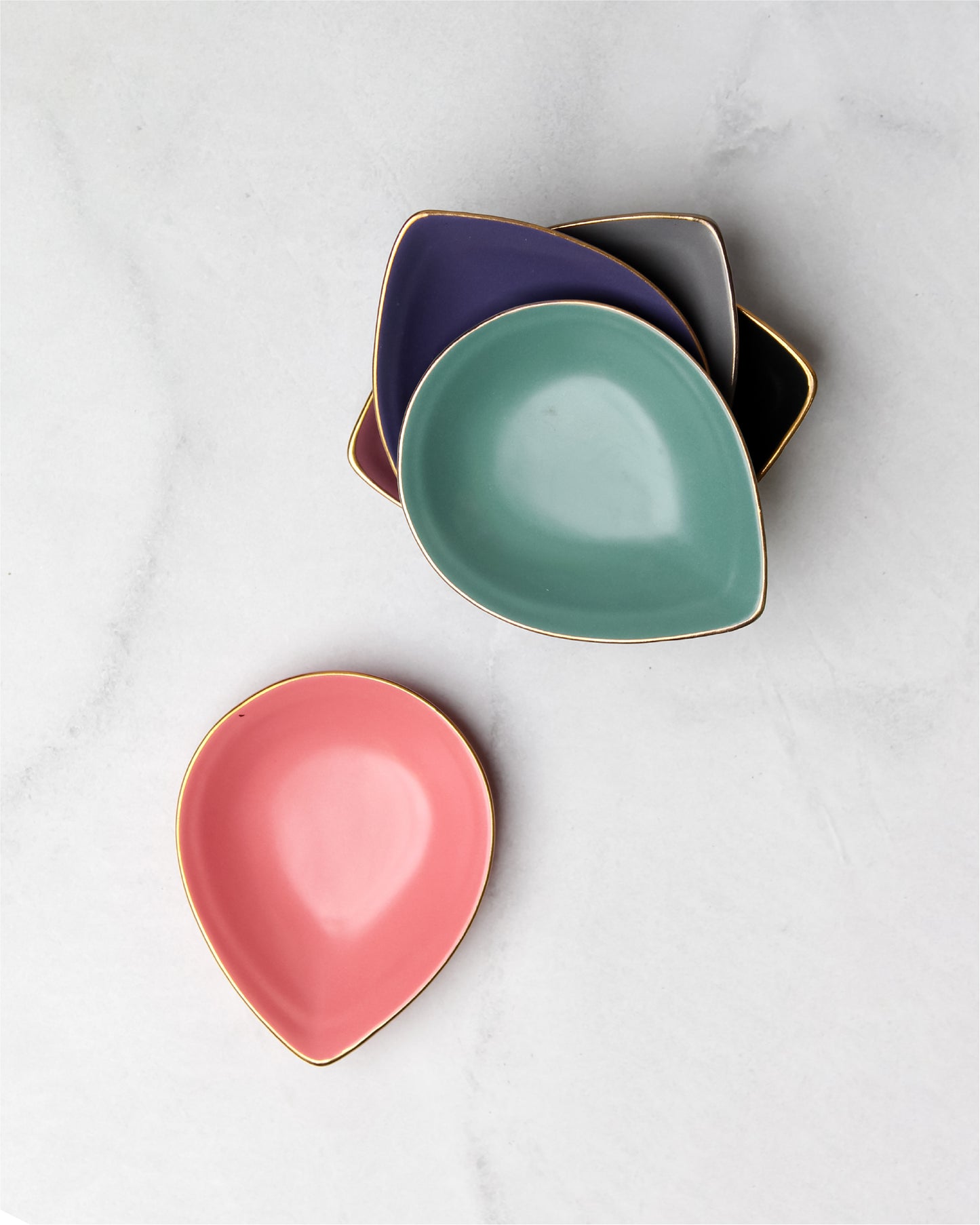 Acute Shaped Dish - Set of 6