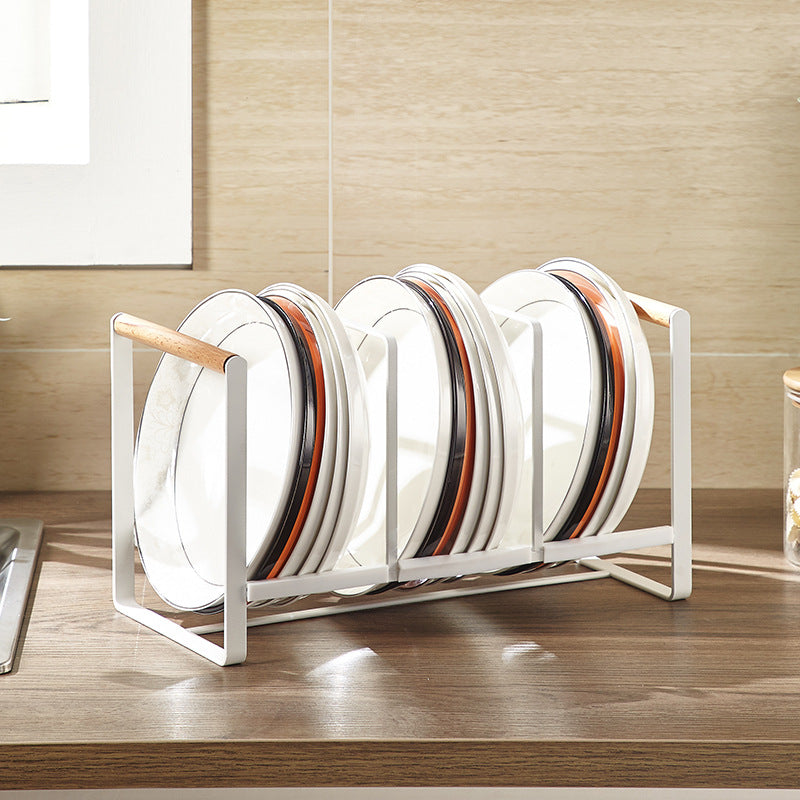 Three Compartment Plate Stand