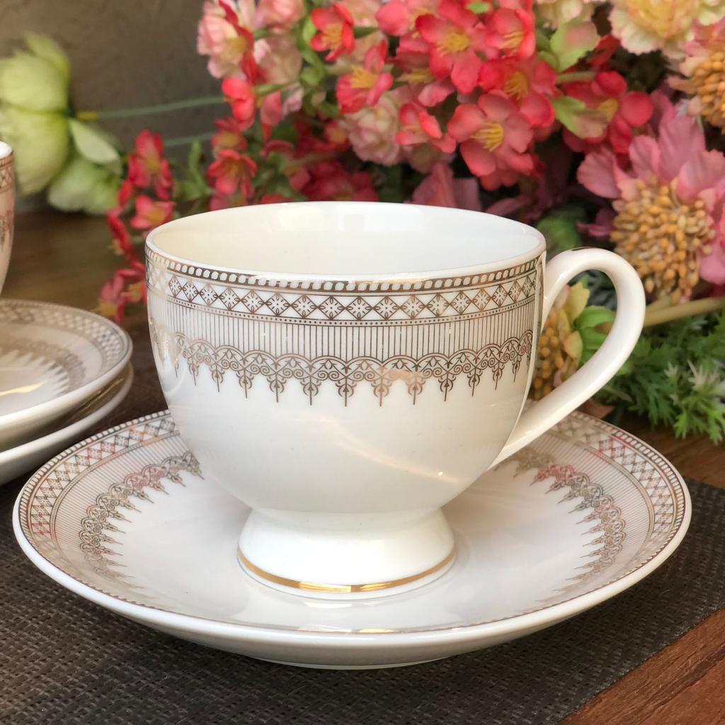 Chandelier Cup & Saucer - Set of 6