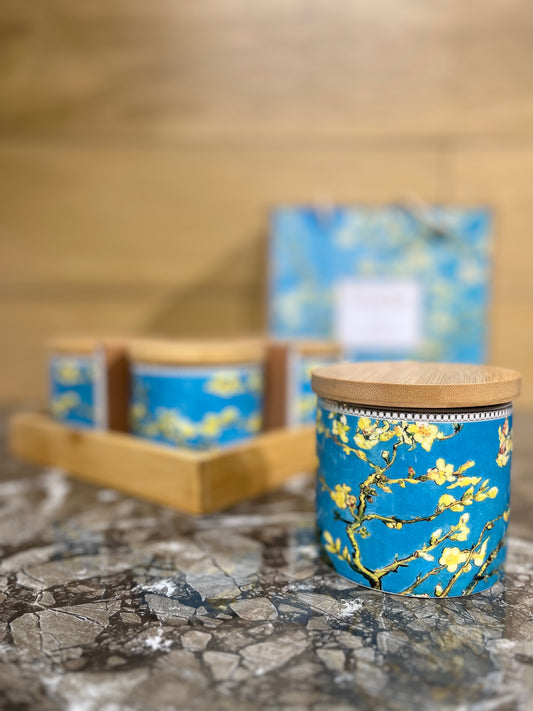 Porcelain&More X Van Gogh Collection Set of 4 Jars & Tray (AB)