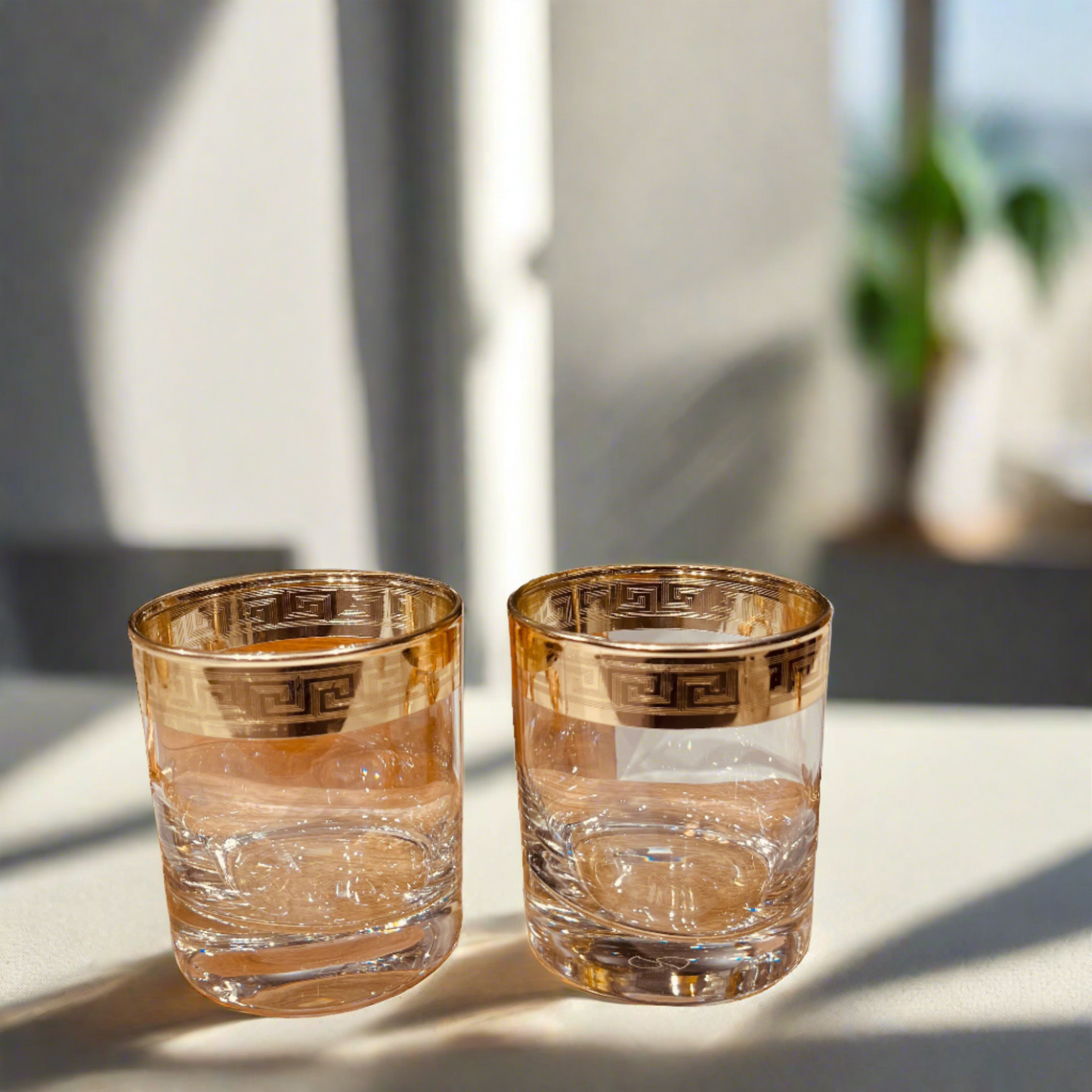 Harmony Gold Whisky Glasses set of 6