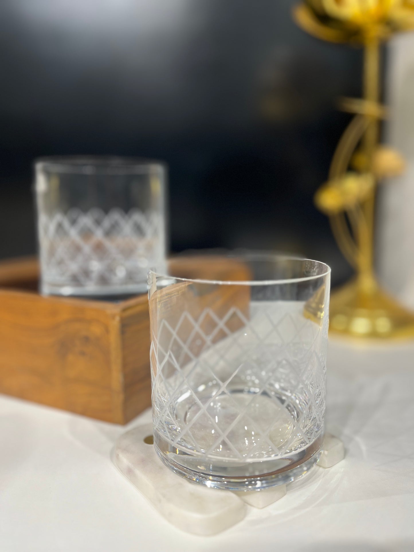 Crested Heritage Whisky Glasses set of 6