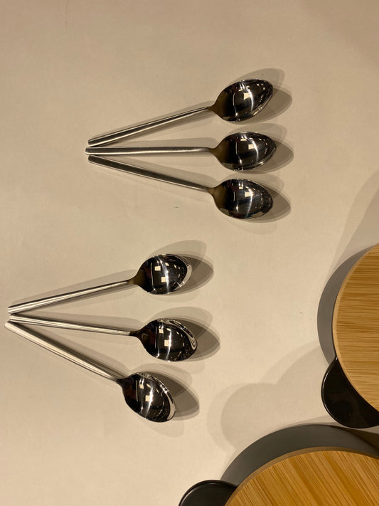 SilverEdge Aleena Tea Spoon set of 6