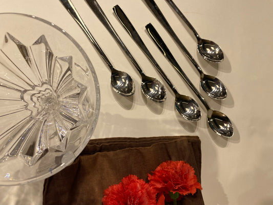 SilverEdge Luxe Cocktail Spoon set of 6