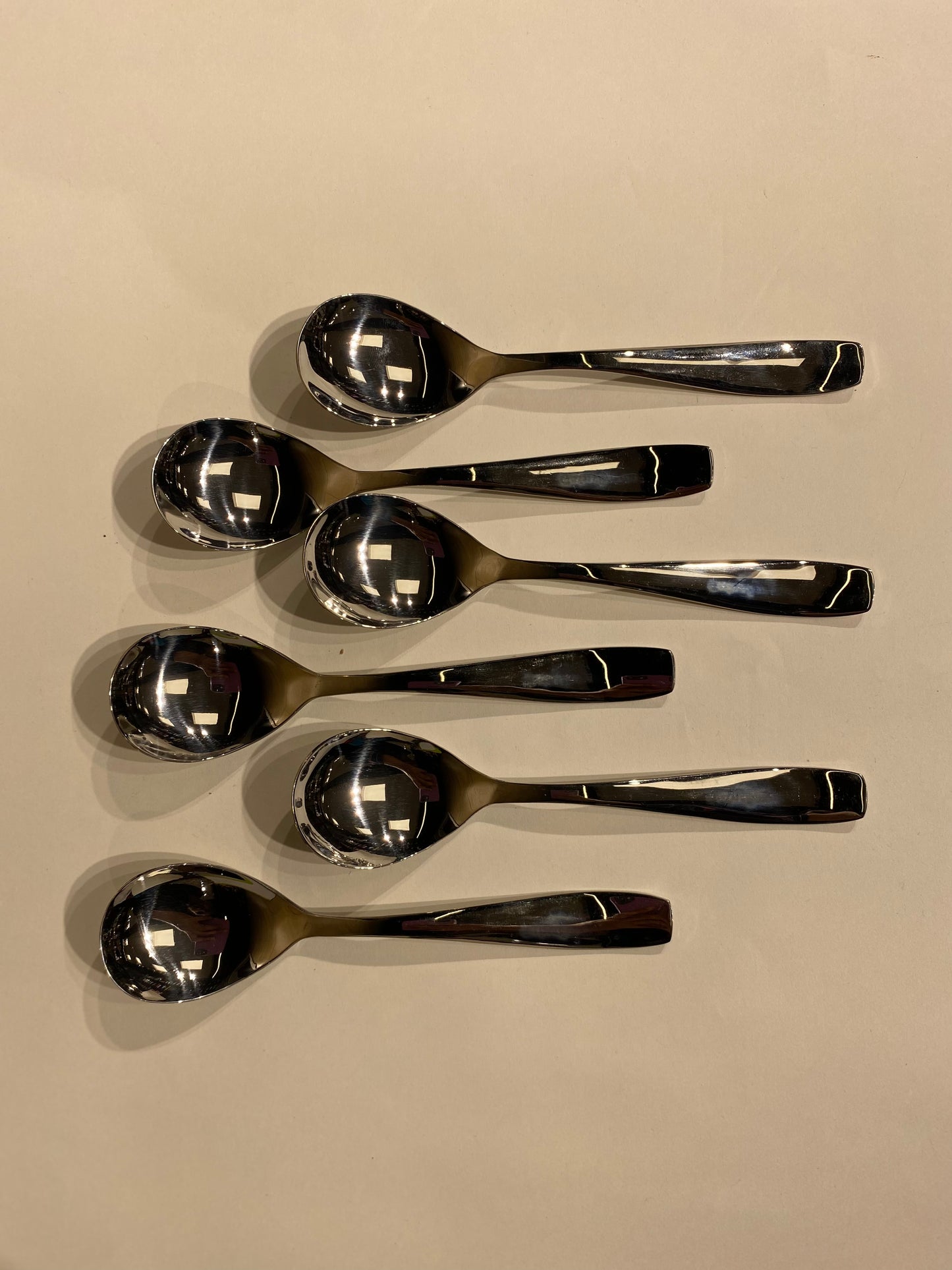 SilverEdge Luxe Tea Soup Spoon set of 6