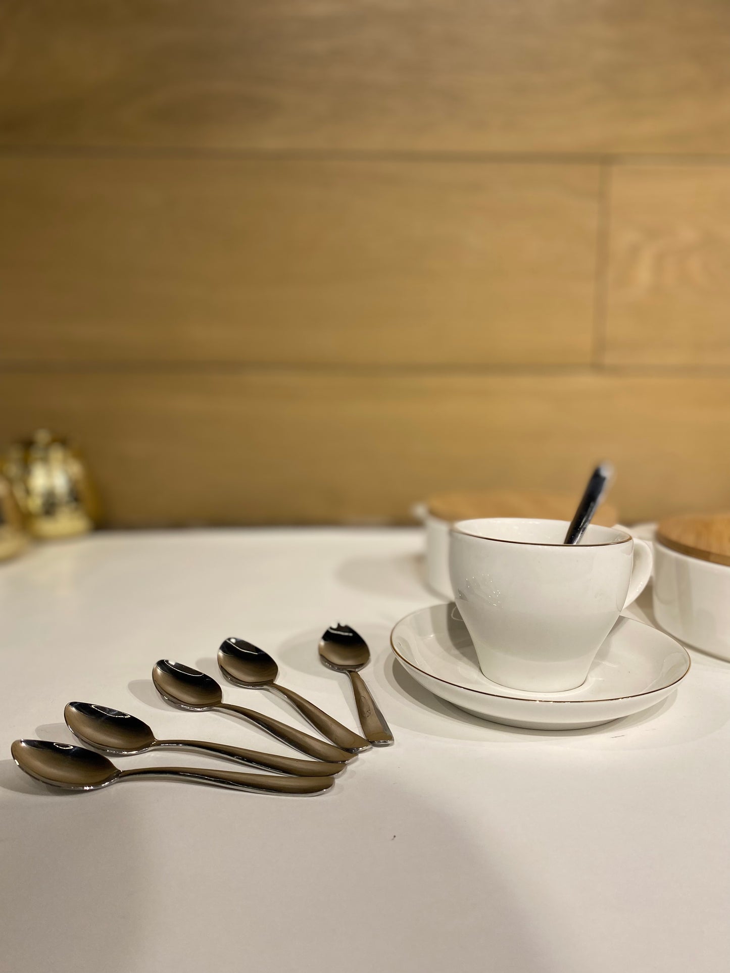 SilverEdge Luxe Tea Spoon set of 6