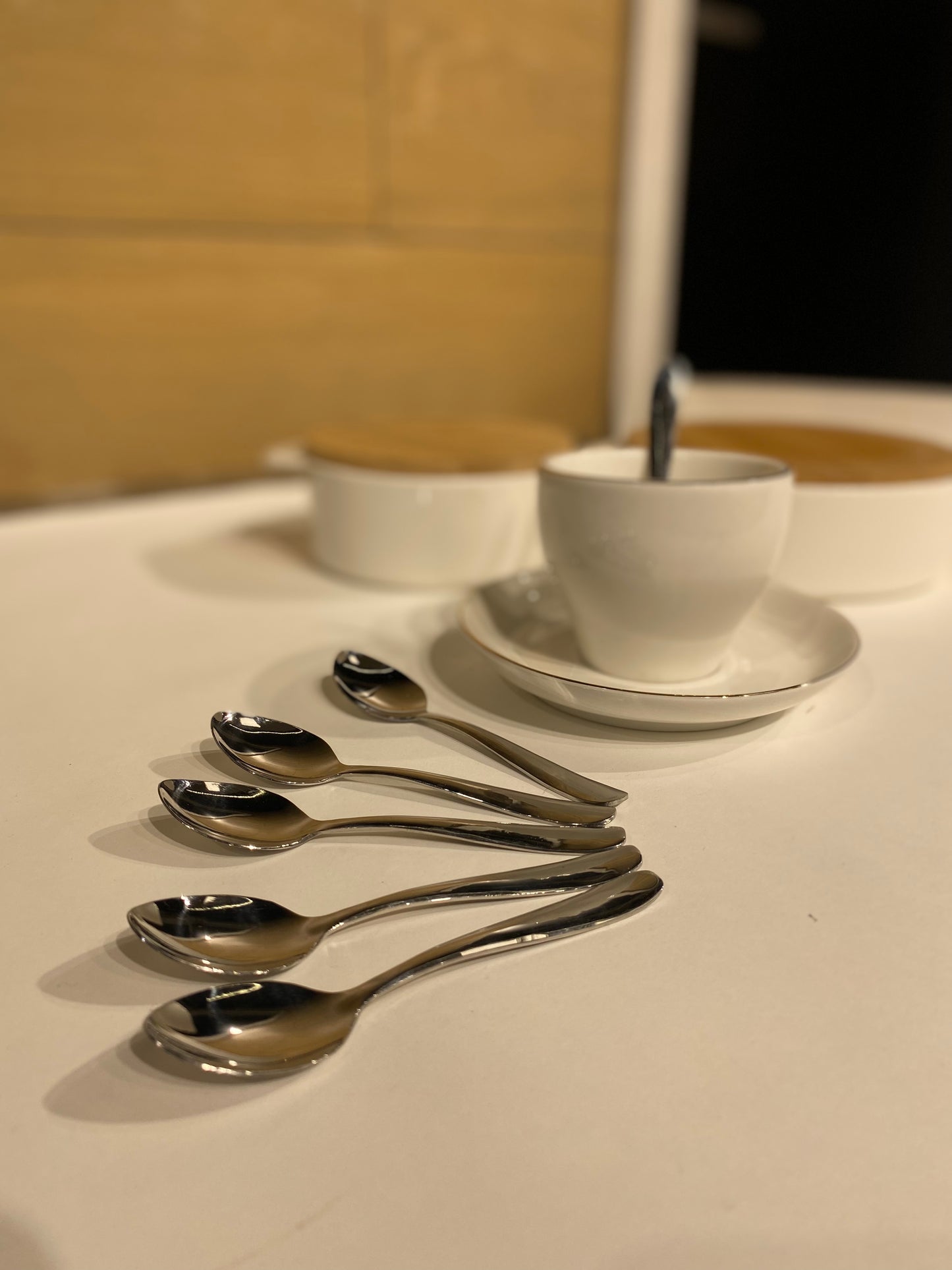 SilverEdge Luxe Tea Spoon set of 6