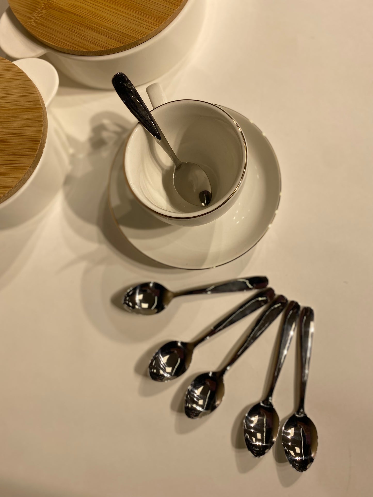 SilverEdge Luxe Tea Spoon set of 6