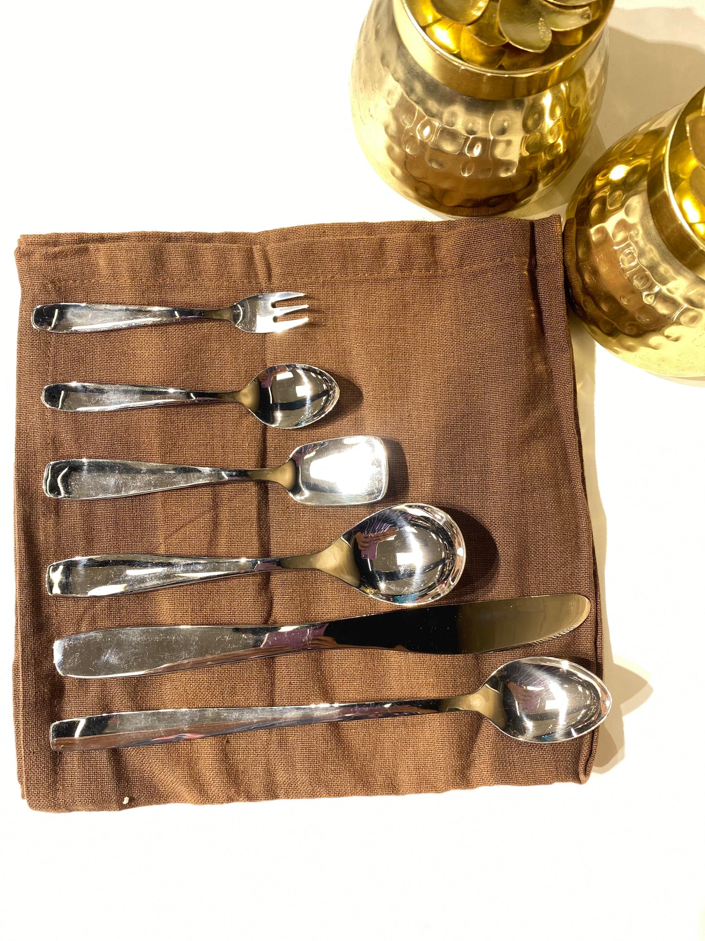 SilverEdge Luxe Cocktail Spoon set of 6