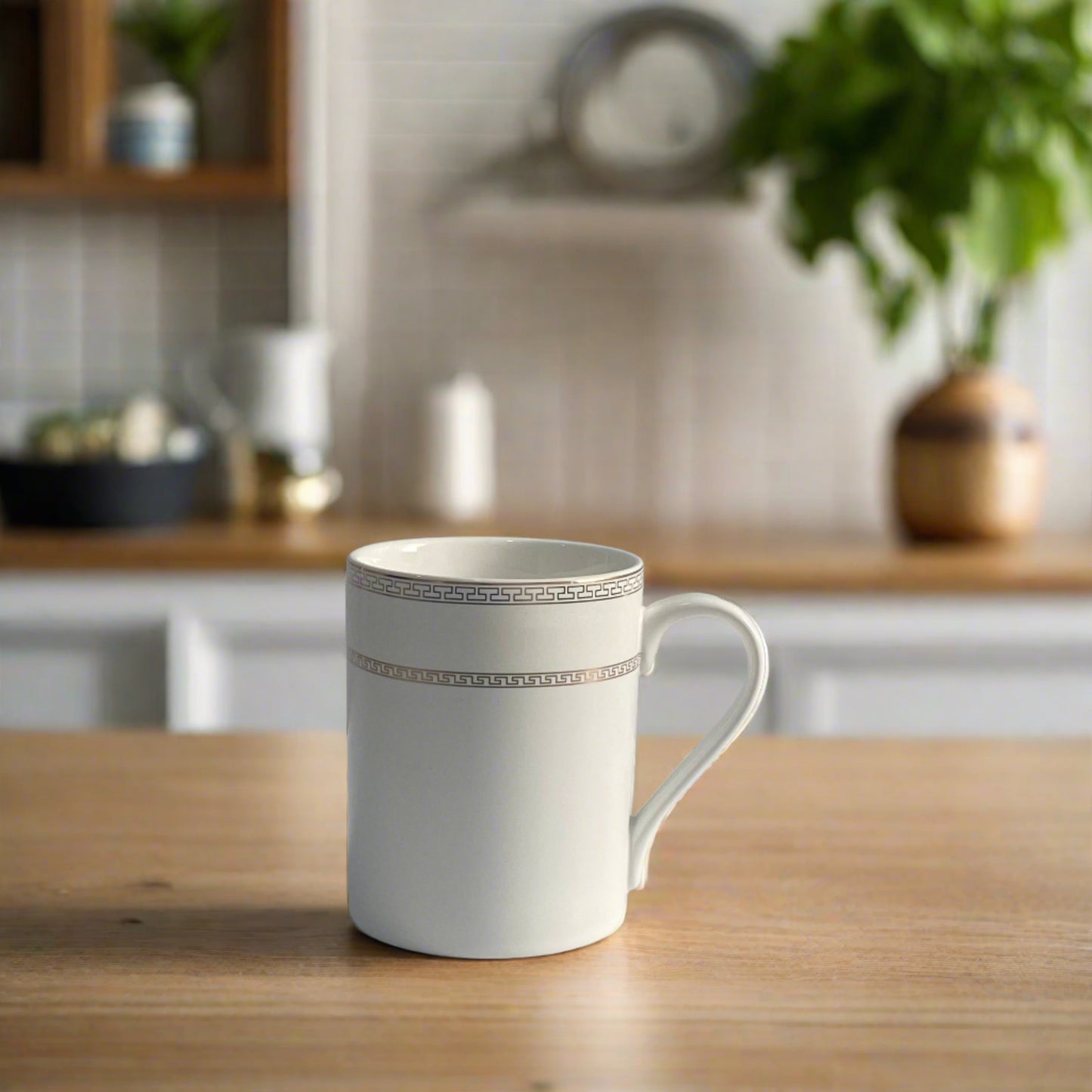 White Matte Coffee Mug Set of 2