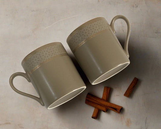 Coffee Brown Matte Tea Cups - Set of 6