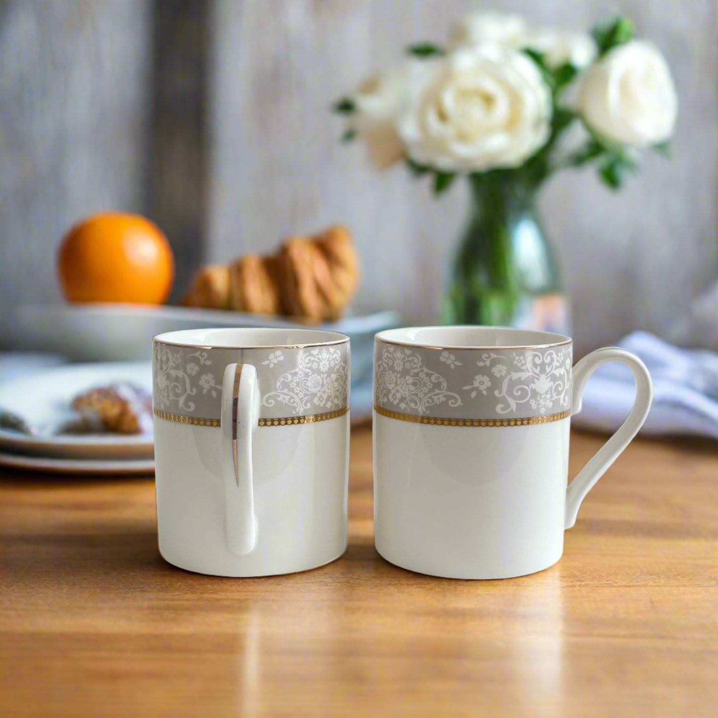 Golden Ivy - 6 Pcs Mug Set