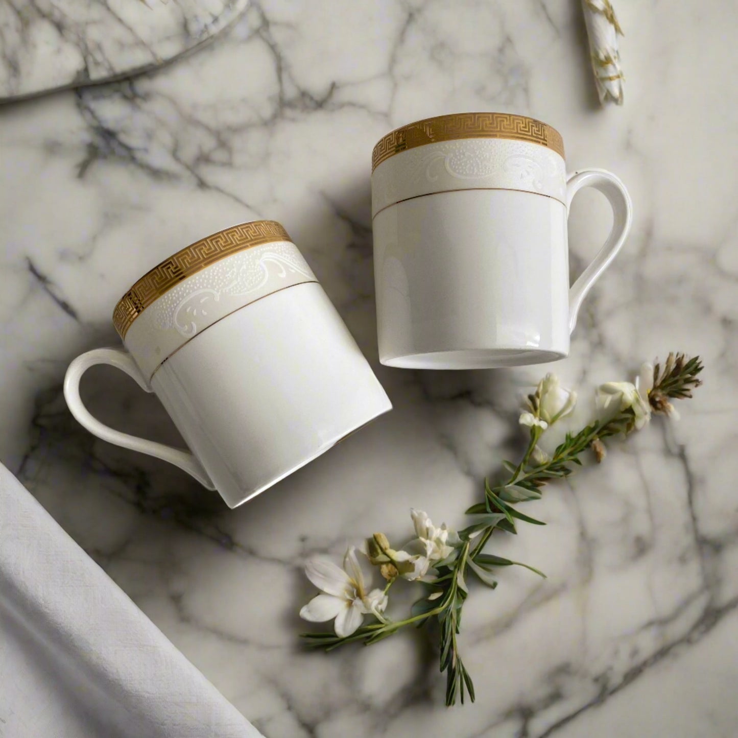 Golden Maze - 6 Pcs Mug Set