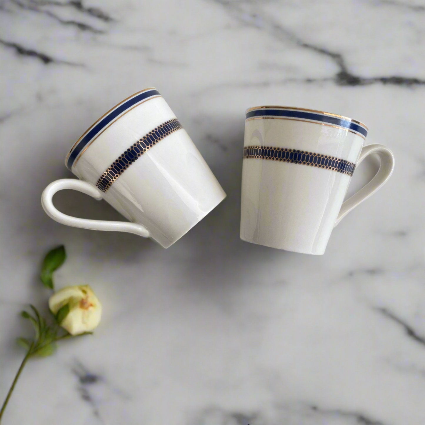 Navy Chic - 6 Pcs Mug Set