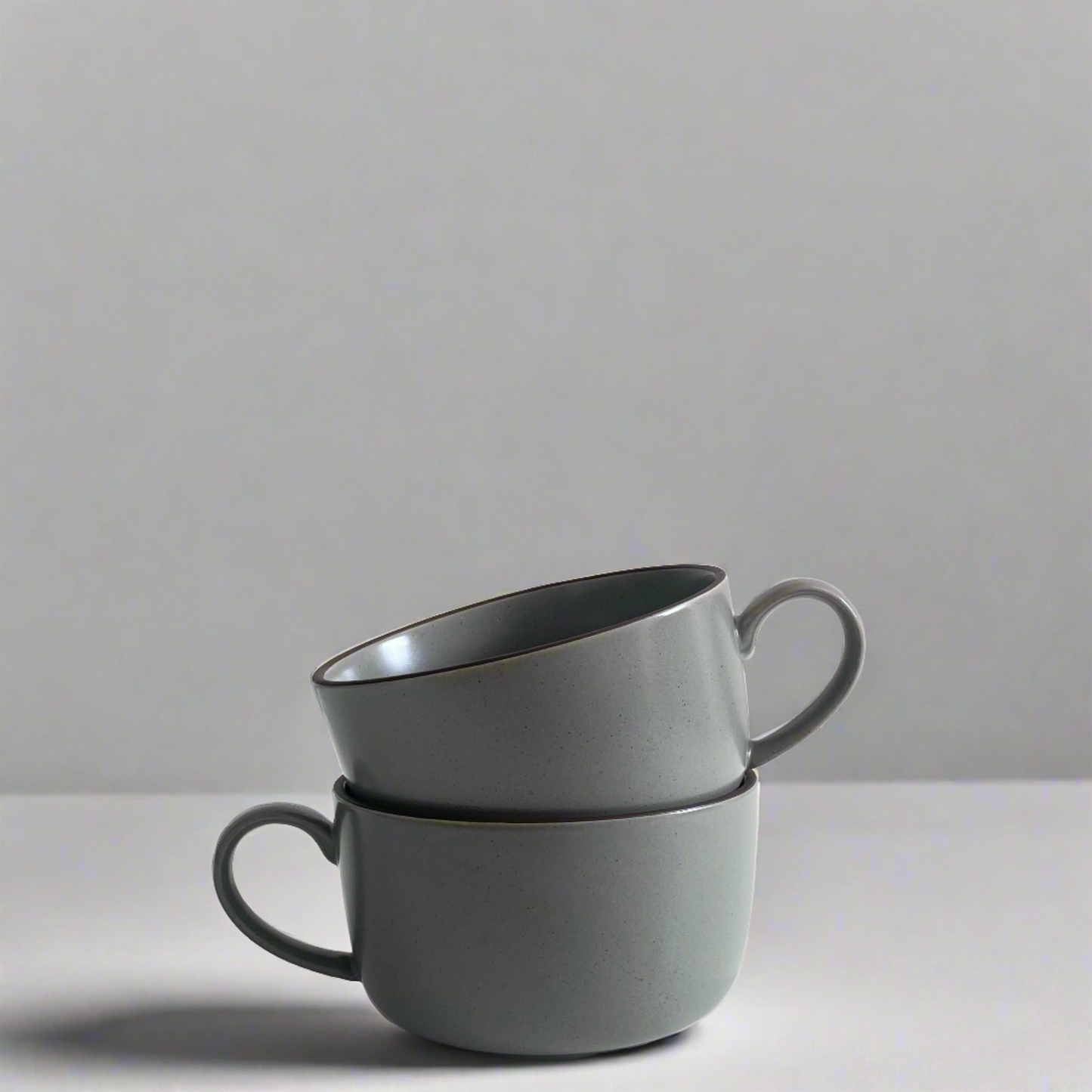 Minimalist Graphite - Cappucino Mug Set of 4