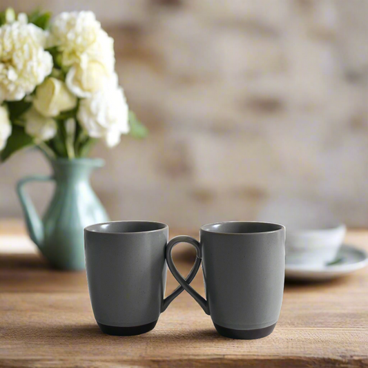 Minimalist Graphite  - Tea/ Coffee Mug set of 6