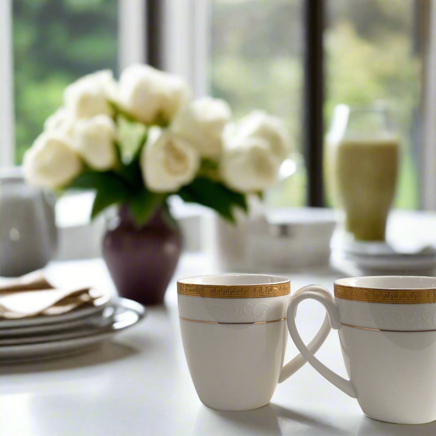 Grecian Elegance - 6 Pcs Mug Set