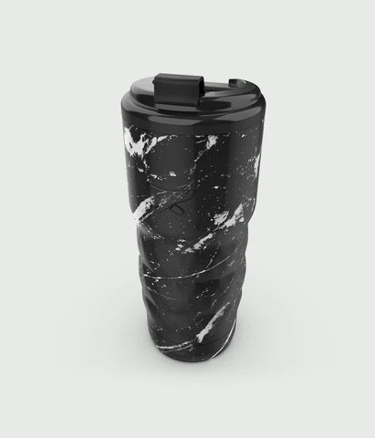 Travel Mug - Black Marble Finish