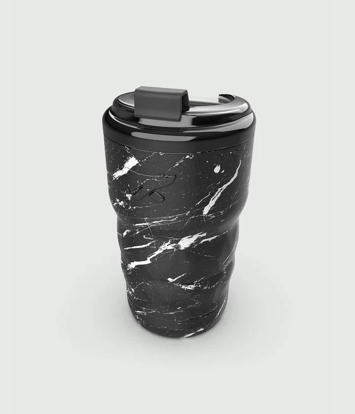 Travel Mug - Black Marble Finish