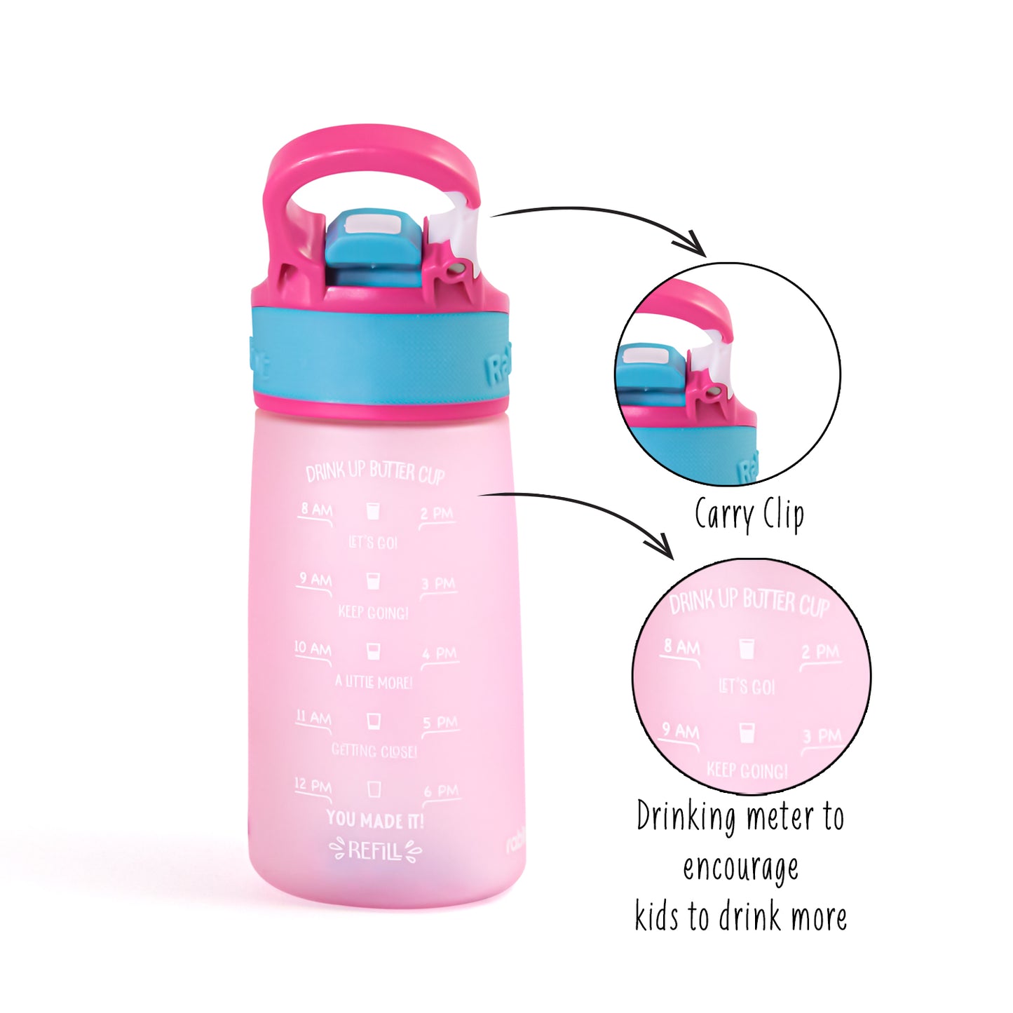 Miss Butter - Snap Lock Sipper Bottle