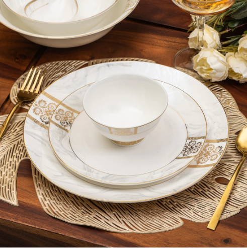 Regency Gold 38pcs Dinner Set