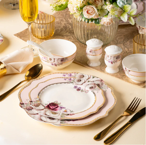 Rose Garden Dinner Set 36 pcs