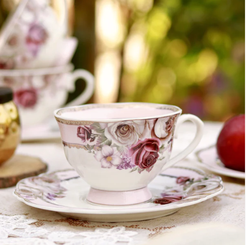 Rose Garden (Vintage Collection) Cup & Saucer - Set of 6