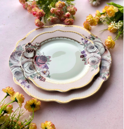 Rose Garden Dinner Set 36 pcs