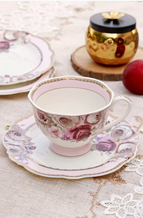 Rose Garden (Vintage Collection) Cup & Saucer - Set of 6