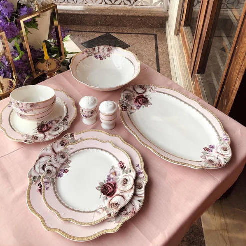 Rose Garden Dinner Set 36 pcs