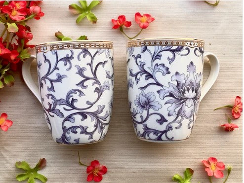 Royal Blue Coffee Mug set of 2