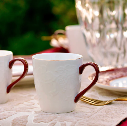 Ruby Red Mug Set -  Set of 6