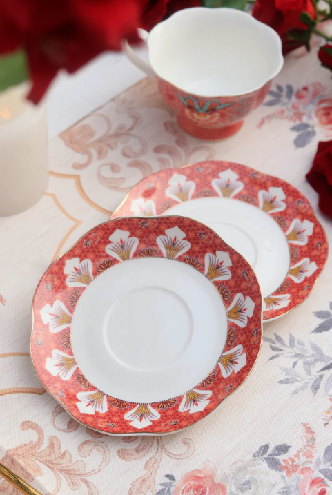 Scarlet Blume (Vintage Collection) Cup & Saucer - Set of 6