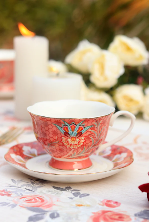 Scarlet Blume (Vintage Collection) Cup & Saucer - Set of 6