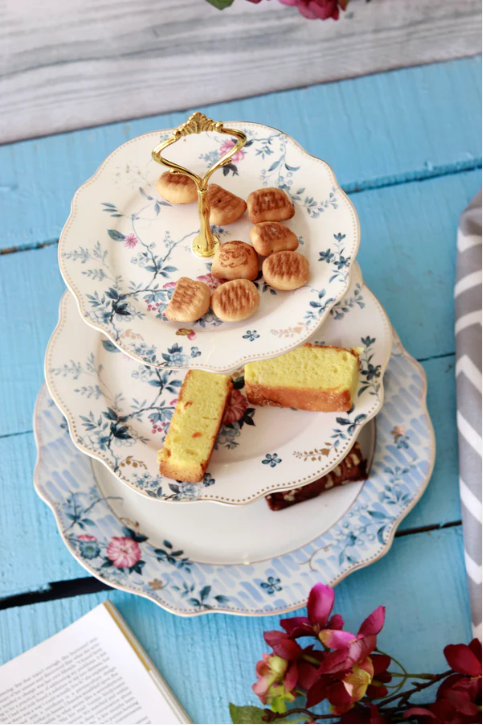 Spring Meadows Three Tier Dessert Stand