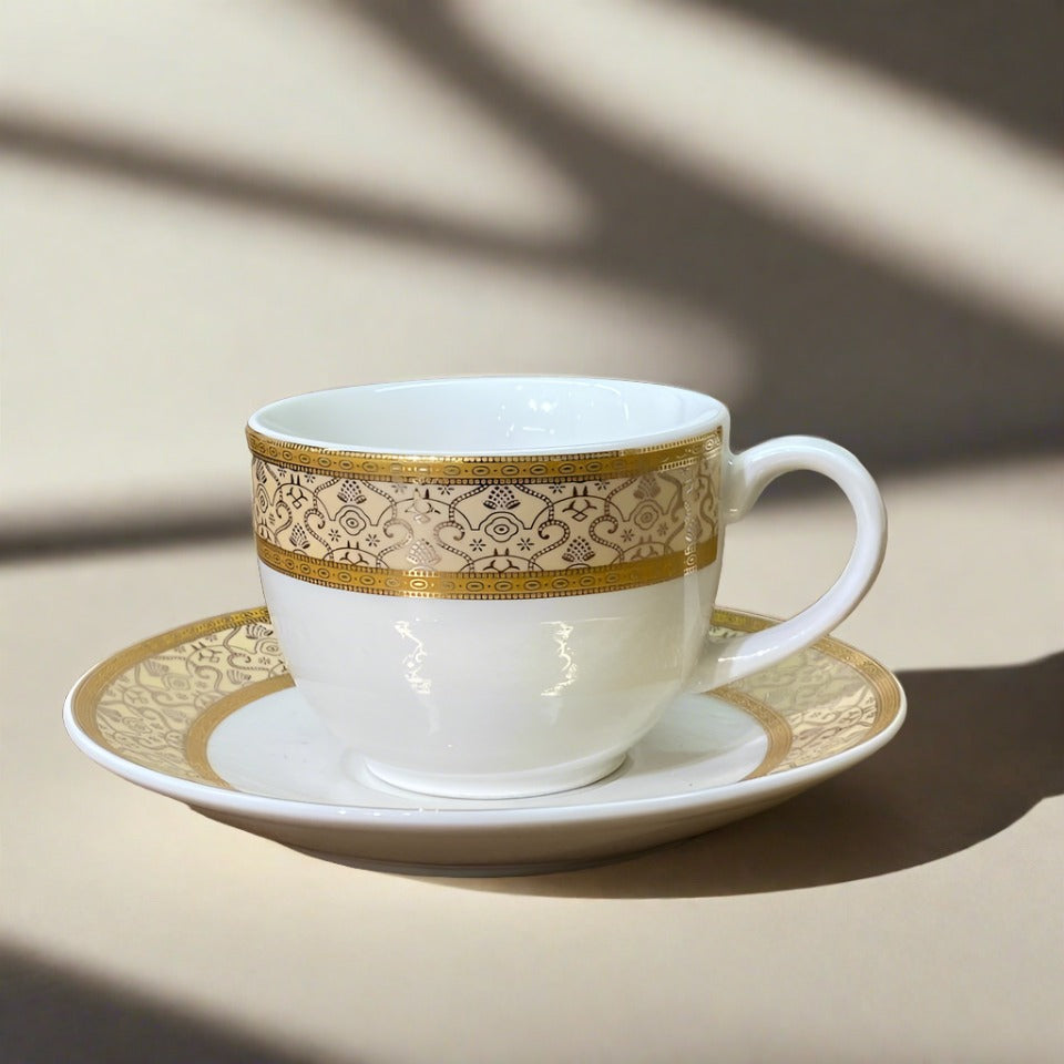 Luxe Fusion Cup & Saucer - set of 6