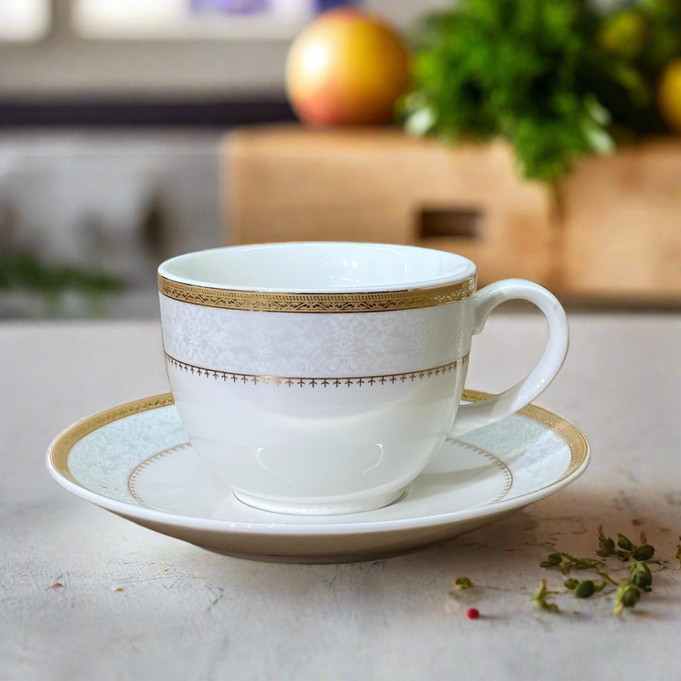 Luxe Artisan Cup & Saucer - set of 6